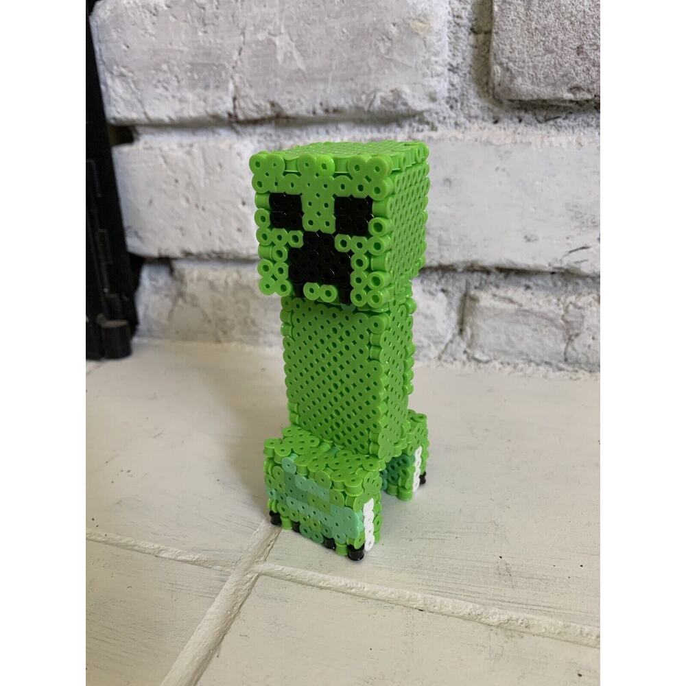 Minecraft Perler Bead 3D Creeper Figure